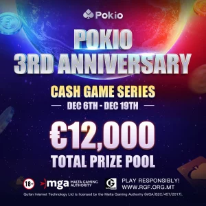 Pokio Cash Game Series Banner