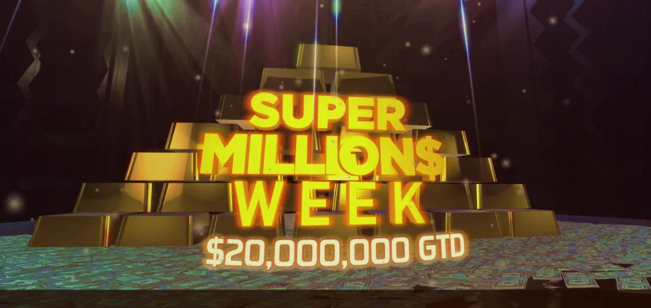 Tygodniowa seria Super MILLION$ Highroller na GGPoker – 20 milionów dolarów gwarantowane!
