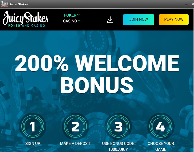 JuicyStakes bonus powitalny