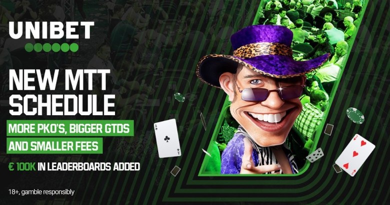 Unibet Poker informuje o całkowitej przebudowie swojej cotygodniowej rozpiski turniejowej