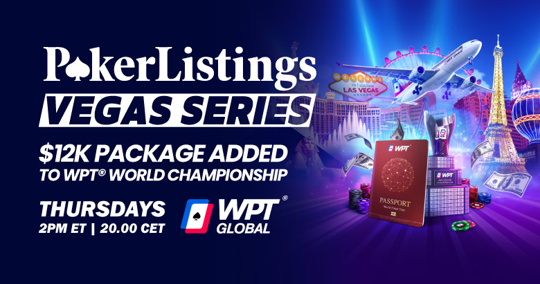 Pakiet WPT World Championship o wartości 12 400$ do zgarnięcia dzięki PokerListings Vegas Series