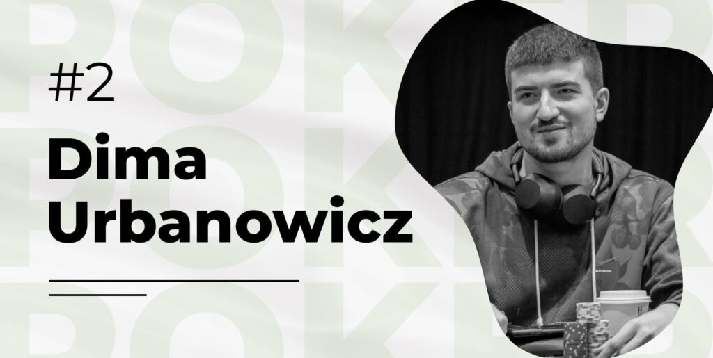 Dima Urbanowicz na liście najlepszych pokerzystów na platformie PokerListing