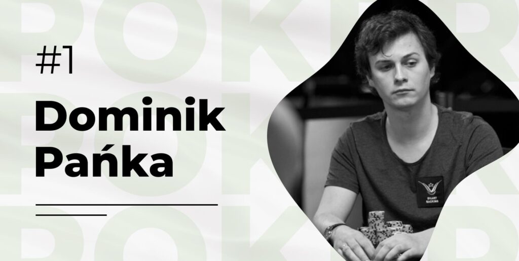 Dominik Pańka na liście najlepszych pokerzystów na platformie PokerListing