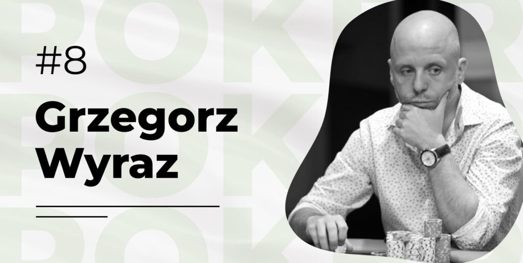 Grzegorz Wyraz na liście najlepszych pokerzystów na platformie PokerListing
