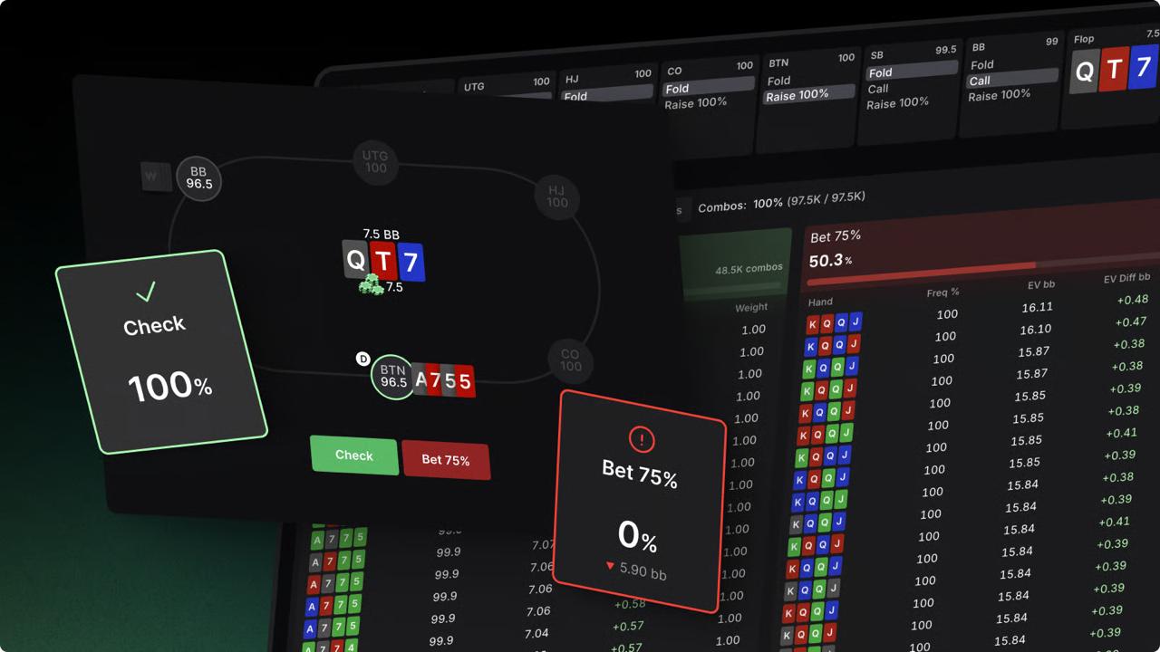 GTO Wizard dodał obsługę Pot-Limit Omaha. Solver wspiera PLO4 w cashu i MTT, oferując pełne analizy od preflopa do rivera. Trwają prace nad wersjami PLO5 i PLO6.