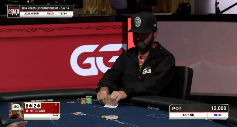 Daniel Negreanu w streamie WSOP