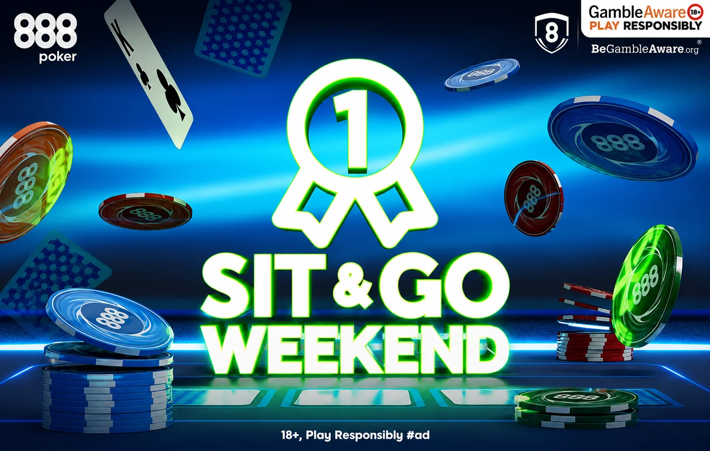Gdy inne roomy testują nowe warianty, 888poker wraca do korzeni – na weekend 24–26 lipca 2026 przywraca turnieje Sit&Go.