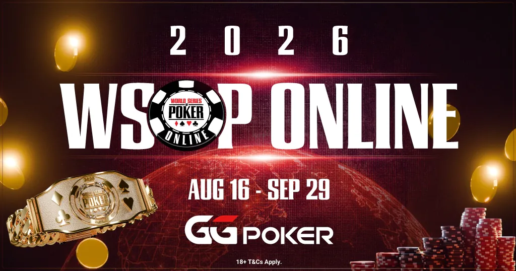 GGPoker publikuje harmonogram WSOP Online 2026