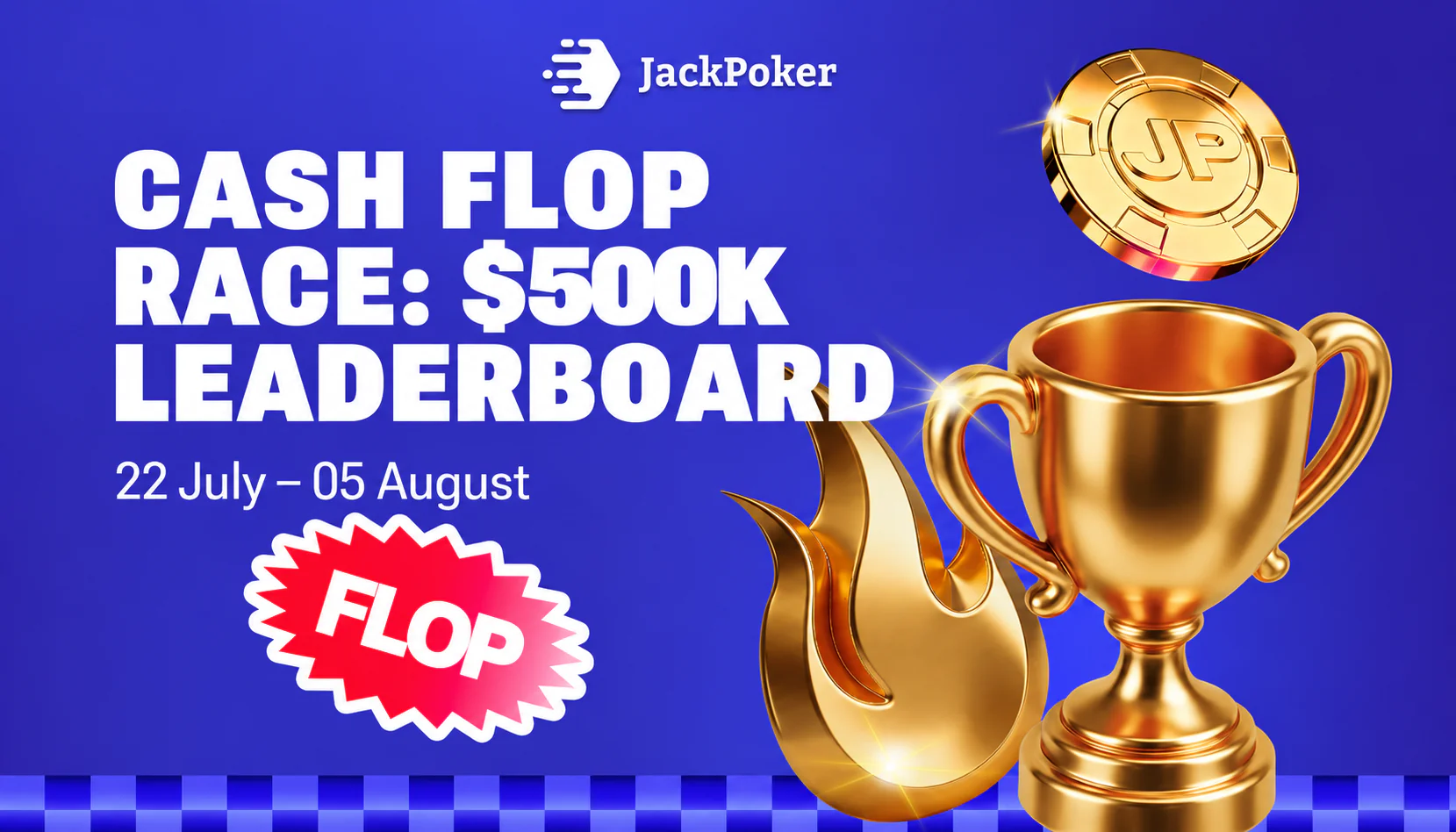 JackPoker Flop Race rozdaje $500K w rankingach