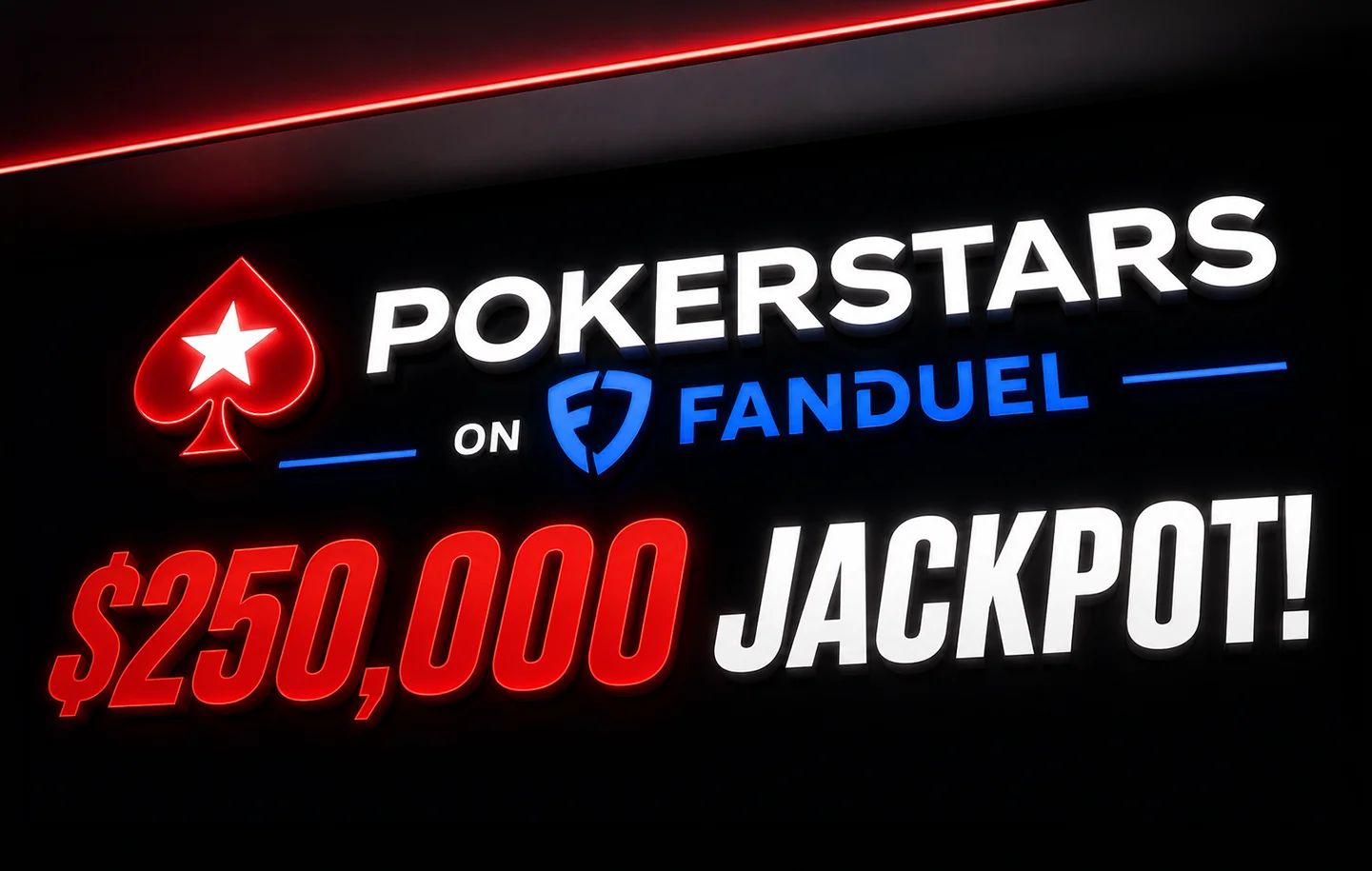 Gracz z Pensylwanii trafia rekordowy jackpot $250.000 w PokerStars on FanDuel