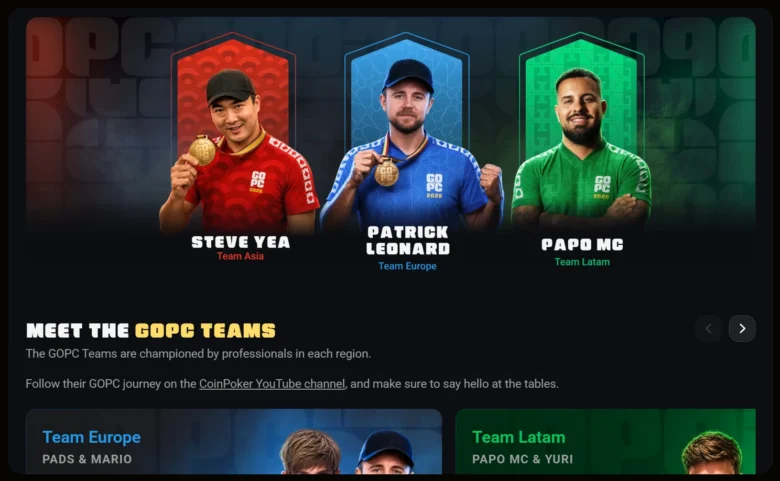GOPC 2026: Regional Teams and Captains