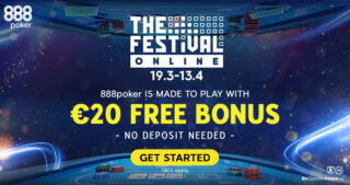 The Festival Online na 888poker powraca, 1 milion dolarów do wygrania!