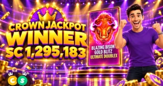 Gracz CrownCoins zgarnął 1 295 183 SC! Sprawdź, jak działa Crown Jackpot