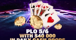 JackPoker Cash Splash rozdaje nawet $40 000 dziennie przy stołach Omaha