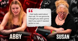 Abby Merk wywołała dyskusję o tym, czy znajomi powinni grać przeciwko sobie łagodniej, po emocjonalnej reakcji w streamie z Lodge Poker Club.