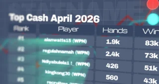 Najlepsi gracze cashowi kwietnia 2026: Cole Swannack zgarnia ponad $83K zysku